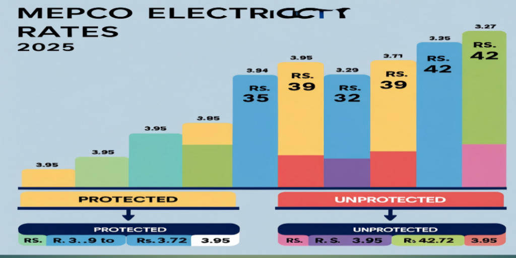 MEPCO Rates Chart
